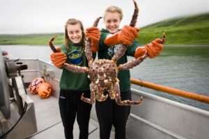 Bristol Bay Red King Crab - AK Salmon Sisters. Photo by Scott Dickerson.