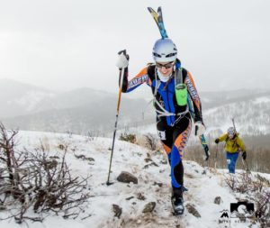 Aisha during ____ ski race. Photo by Myke Hermsmeyer.